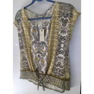 Lucky Brand Short Sleeve Top